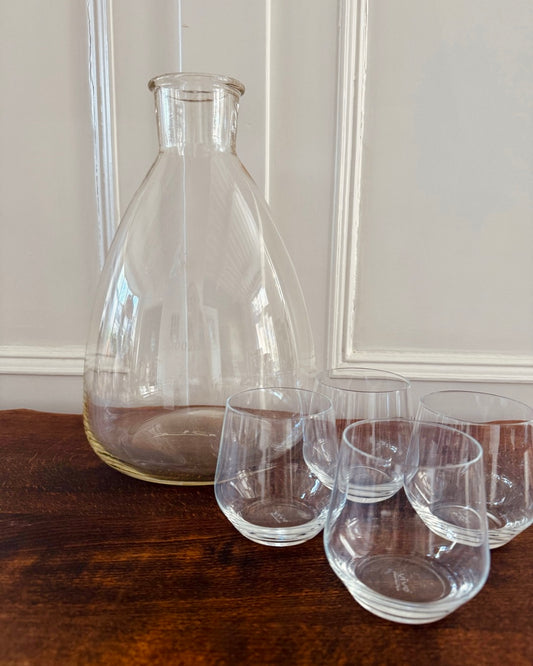 Grote glazen erlenmeyer