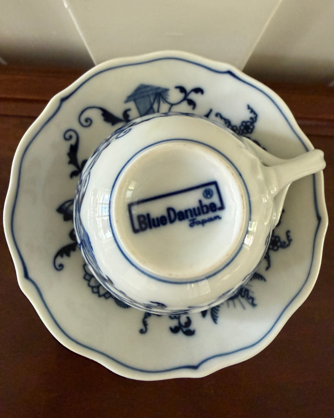 Set van 2 Blue Danube kop en schotels