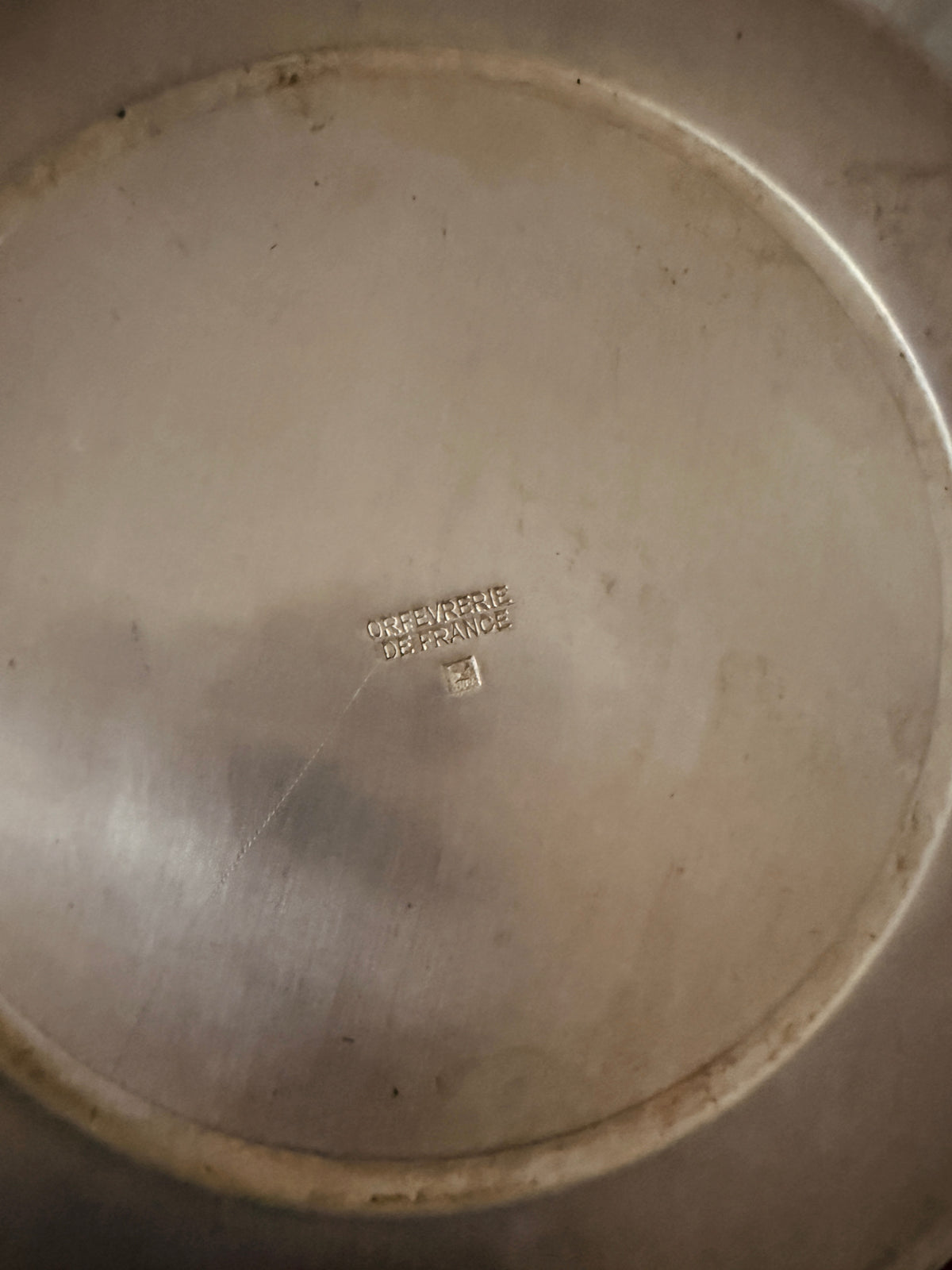 Vintage verzilverde wijnkoeler Orfèvrerie de France