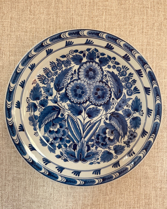 Delfts blauw wandbord – De Porceleyne Fles – Ø 25 cm