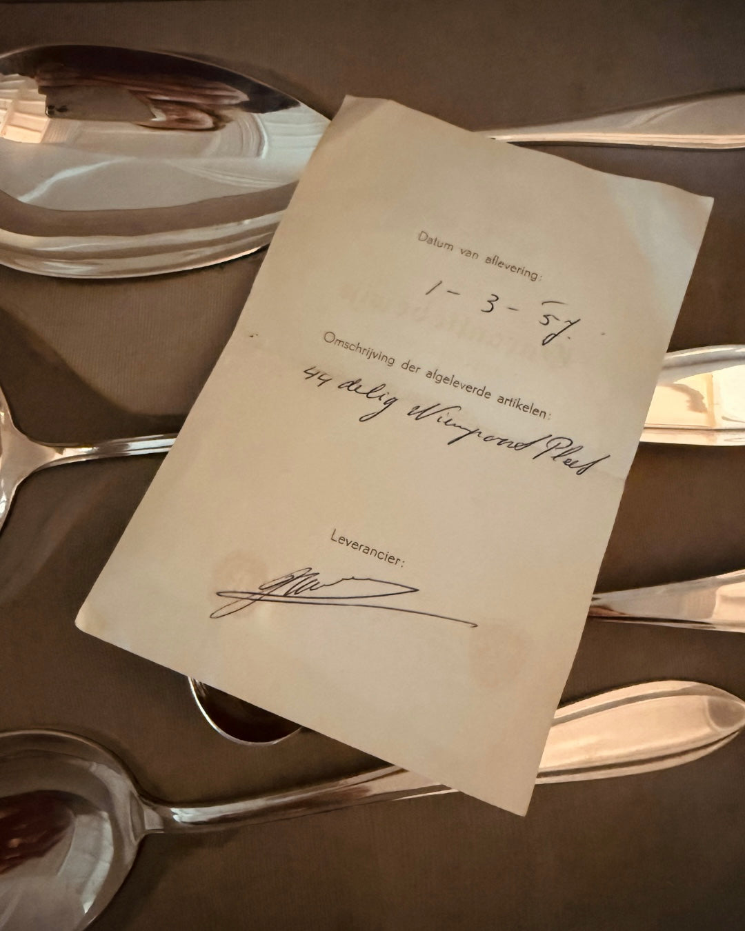 Nieuwpoort 90 Bestekset – Puntfilet – 44-delig – 6 personen (1957)