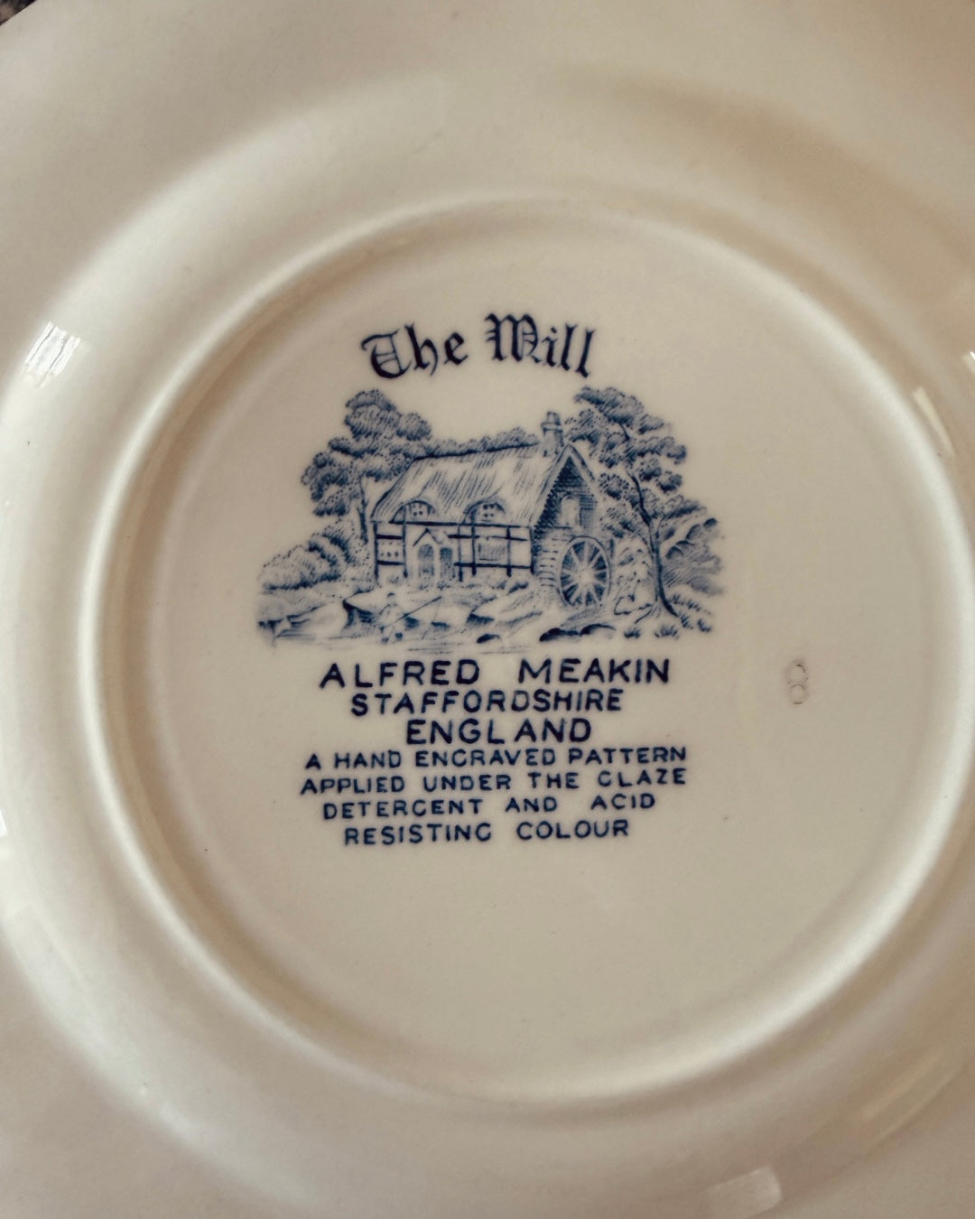 Vintage gebaksset ‘The Mill’ – Alfred Meakin