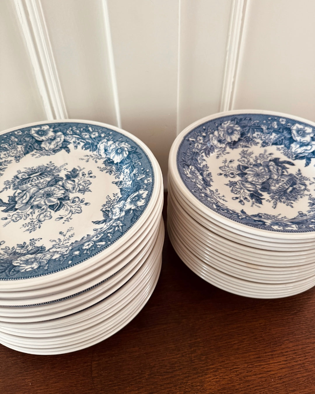 Serviesset Balmoral blauw wit – 35-delig – Villeroy & Boch & Royal Sphinx