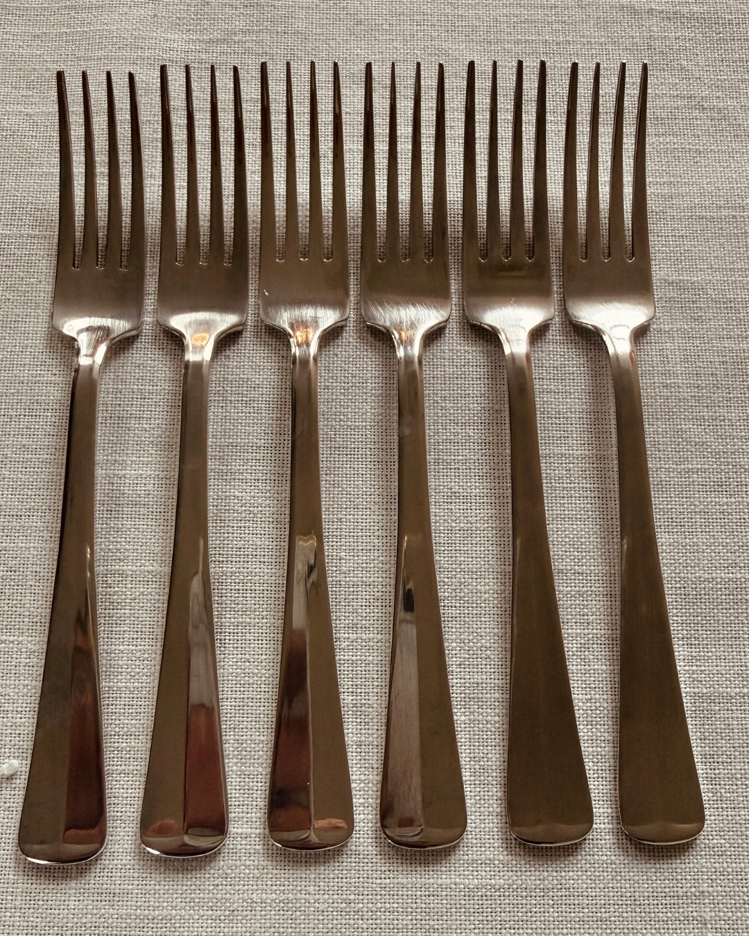 Zwaarverzilverde bestekset Sola (100) – model Haags Lofje – 6 personen