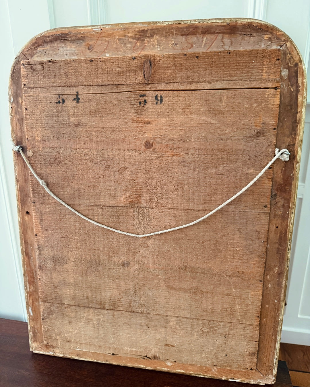 Franse spiegel met originele spiegelplaat | 55 × 70 cm