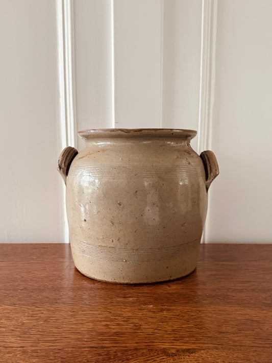 Oude grespot met handvatten – medium – 21 cm