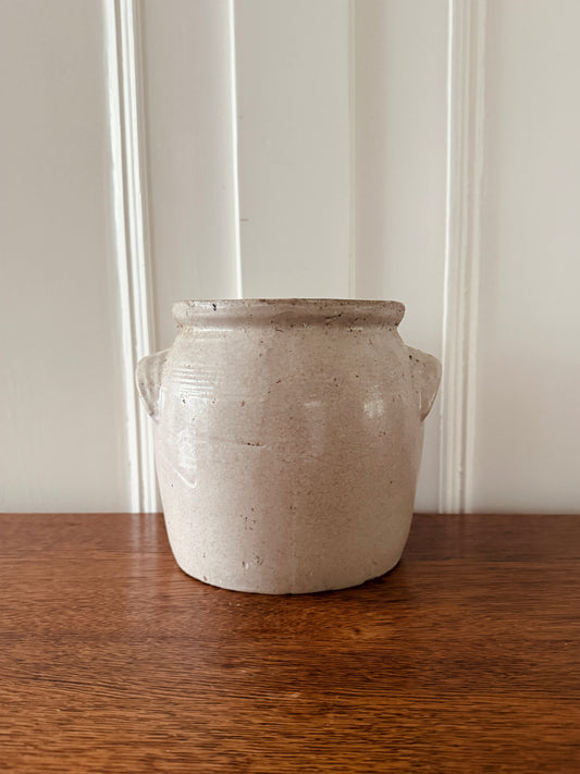 Oude grespot met handvatten – klein – 16,5 cm