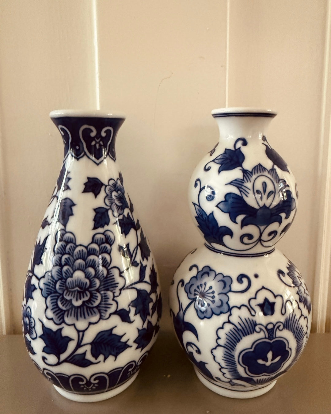 Set &K Amsterdam Delftsblauwe vaasjes | 2 stuks