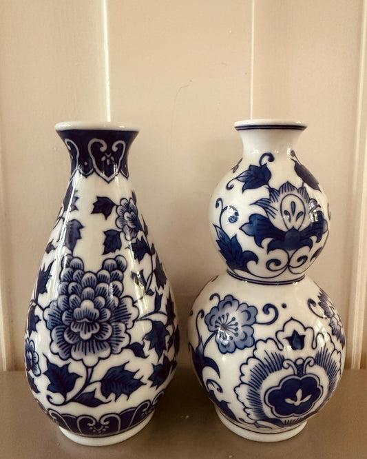 Set &K Amsterdam Delftsblauwe vaasjes | 2 stuks