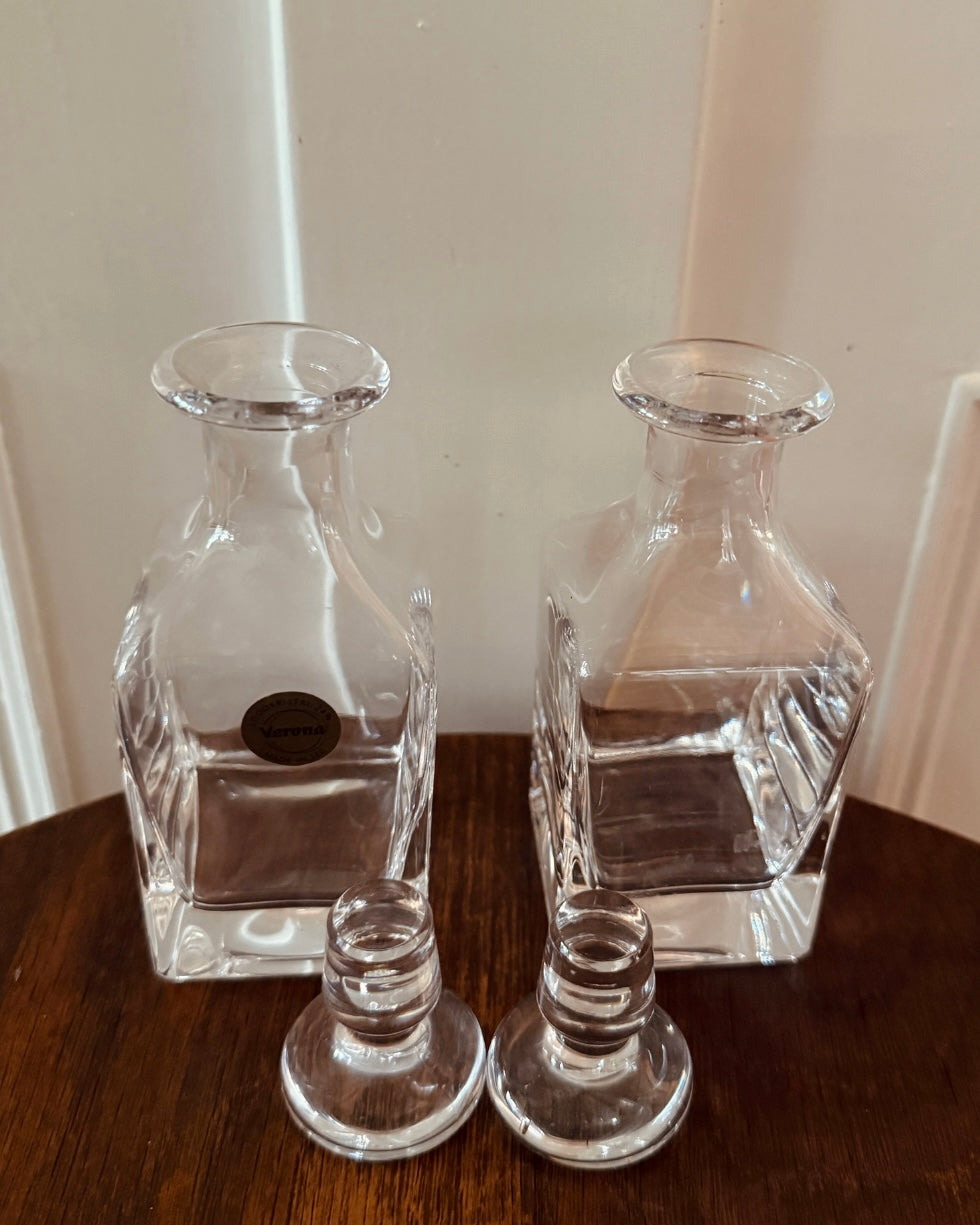 Set van 2 kleine kristallen karaffen Verona – 14,5 cm