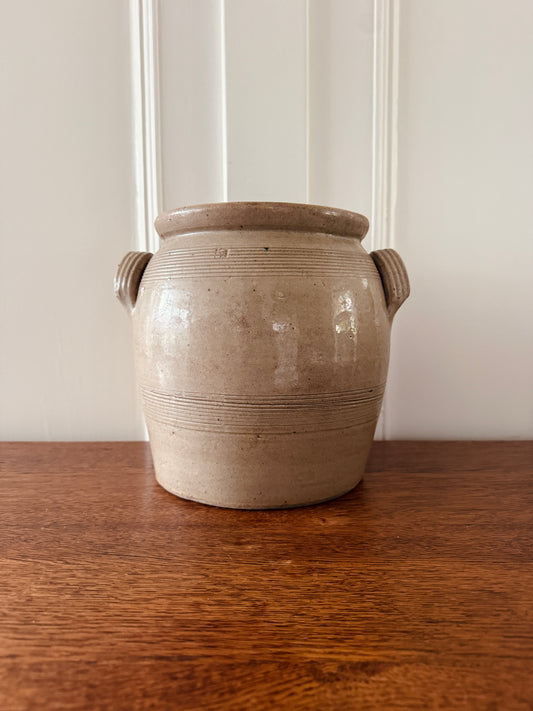 Oude grespot met handvatten – groot – 23 cm