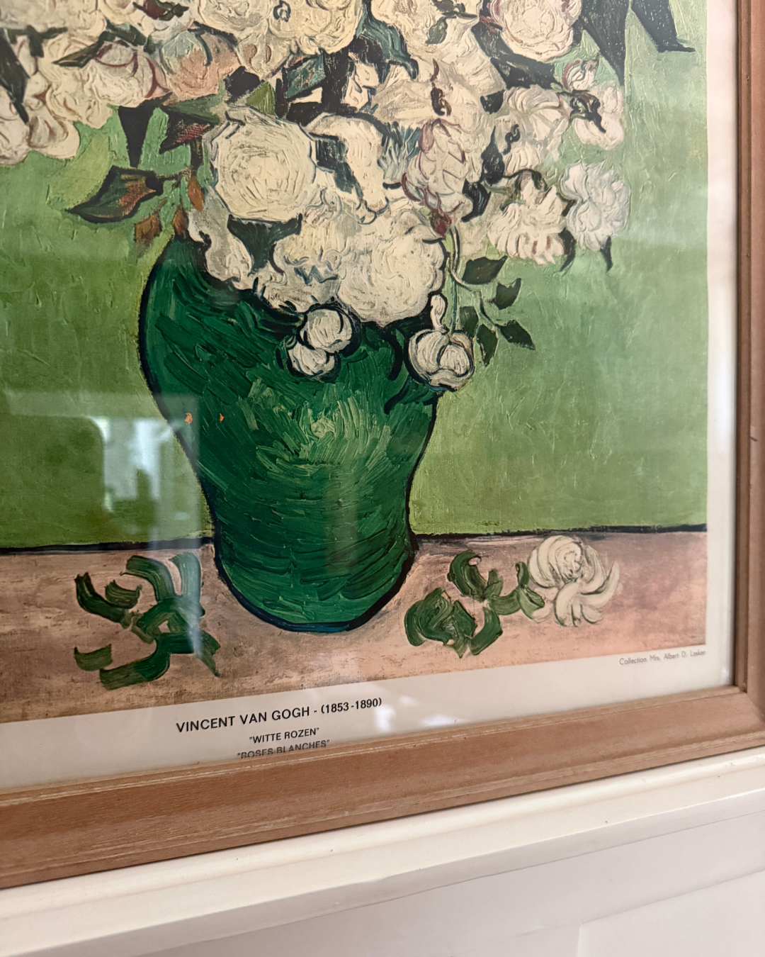 Ingelijste Van Gogh poster ‘Witte Rozen’