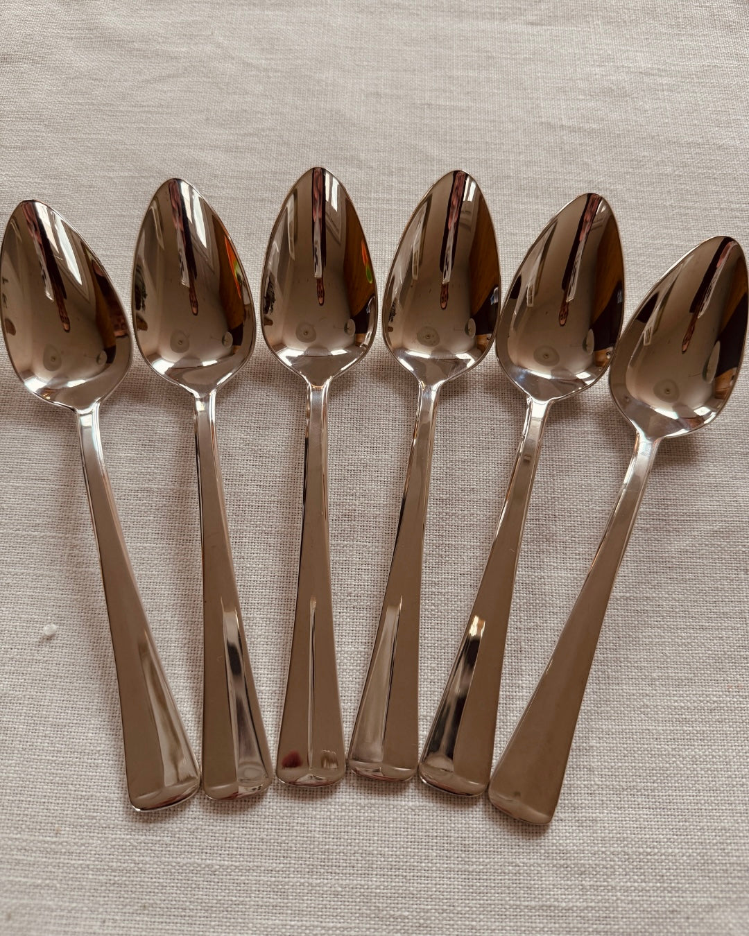 Zwaarverzilverde bestekset Sola (100) – model Haags Lofje – 6 personen