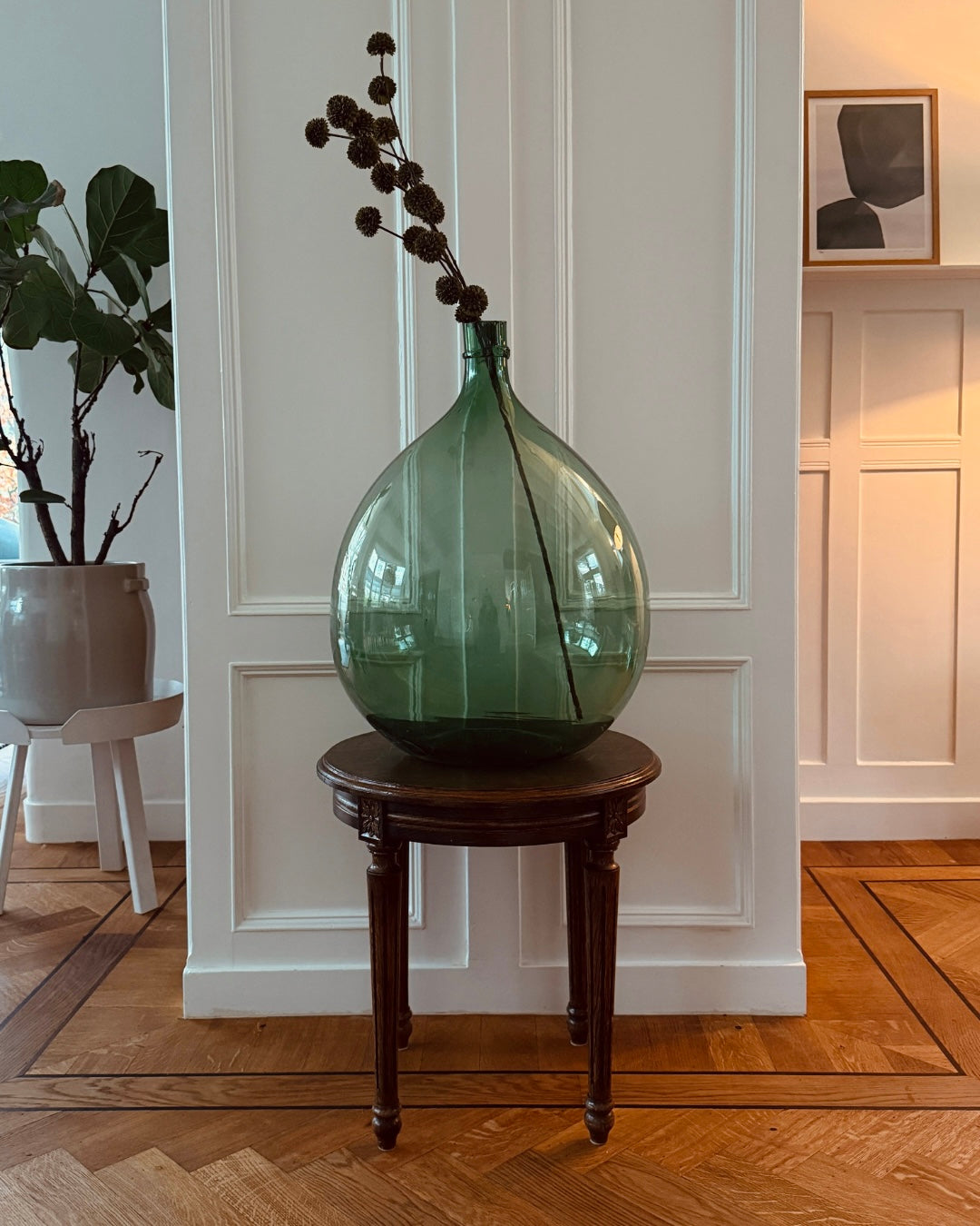 Antiek rond bijzettafeltje – ca. 1900–1920