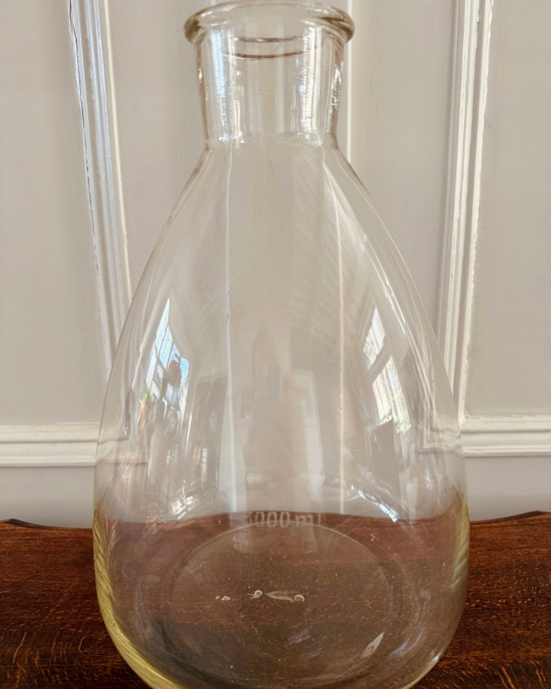 Grote glazen erlenmeyer