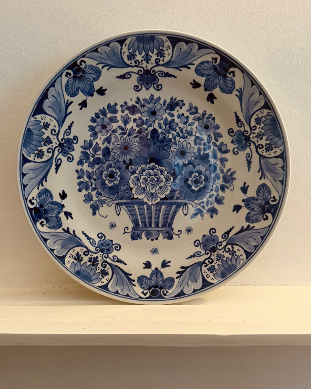 Delfts blauw wandbord – De Porceleyne Fles – Ø 23 cm
