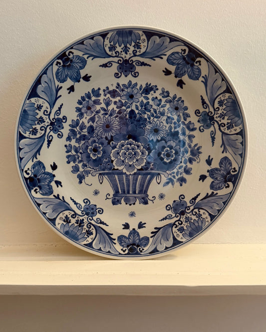Delfts blauw wandbord – De Porceleyne Fles – Ø 23 cm