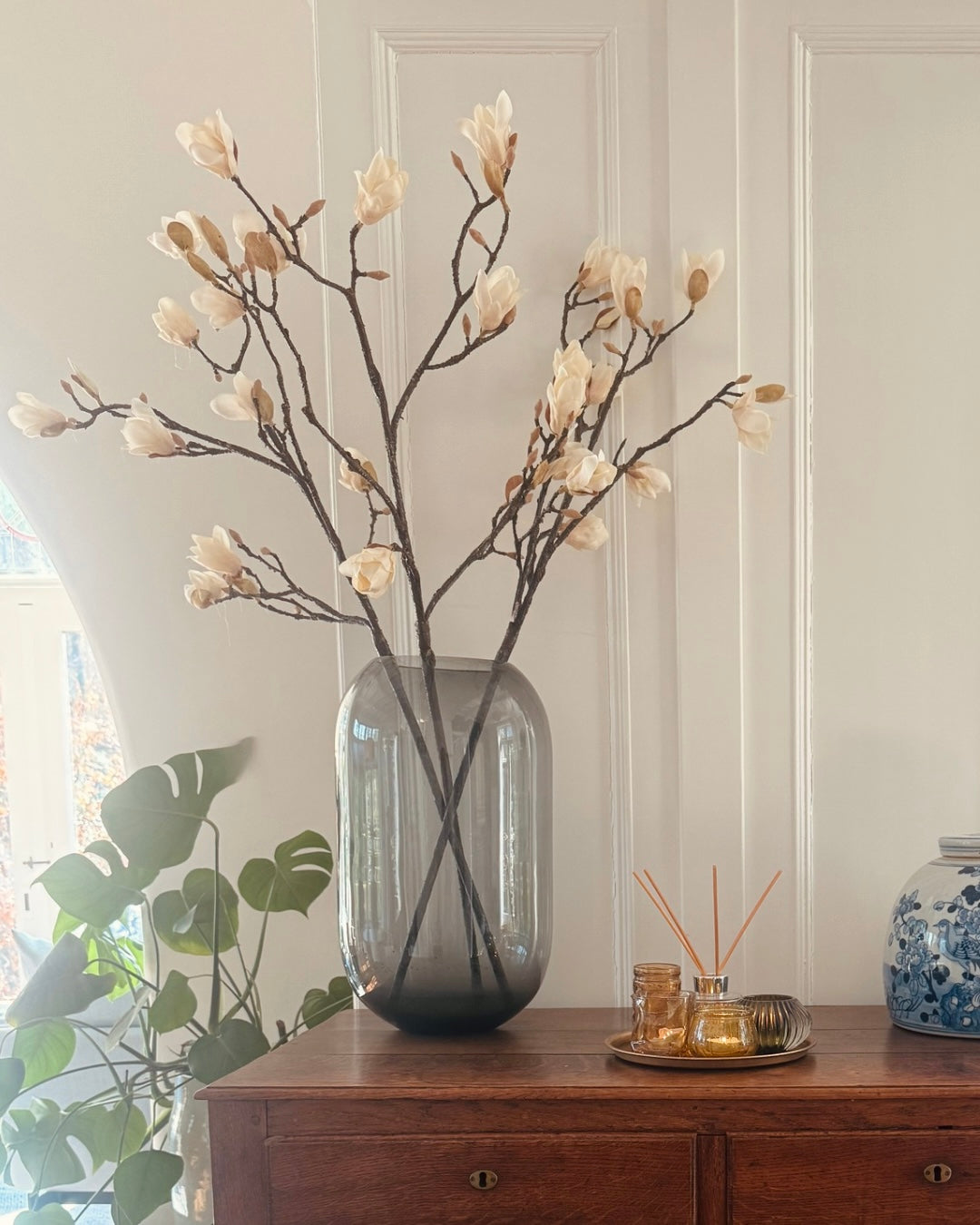 Kunsttak magnolia crème – Nieuw product!